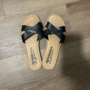 Black sandals